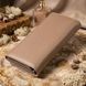 Женский кожаный кошелек для карт купюр и монет CANPELLINI 21523 Бежевый